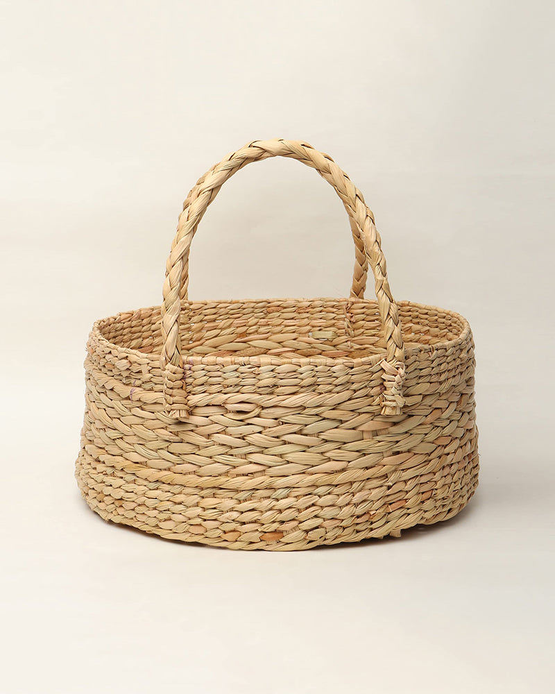 Panier cadeau rond
