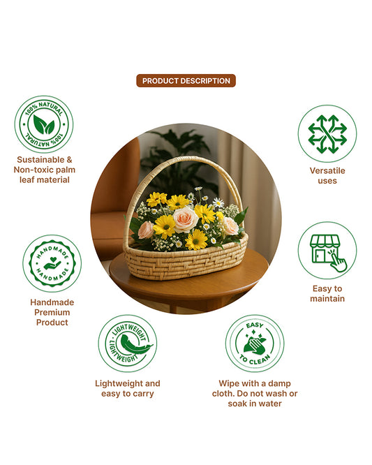 Decorative Gift Basket | Gift Hamper Basket | Fruit & Vegetable Basket