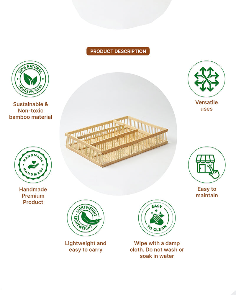 Wardrobe Organizer For Storage | Wicker Bathroom Organiser | File Storage Organizer