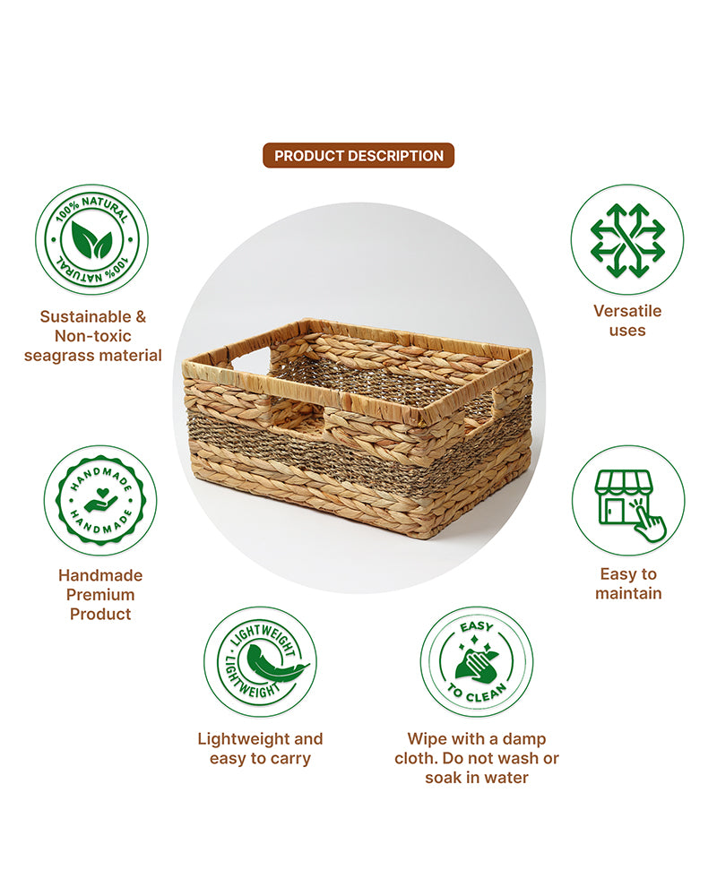 Shelf Basket For Clothes | Cupboard Organiser | Basket For Storage | Kitchen Storage Basket