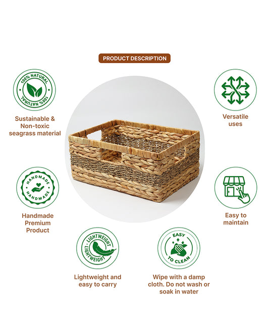 Shelf Basket For Clothes | Cupboard Organiser | Basket For Storage | Kitchen Storage Basket