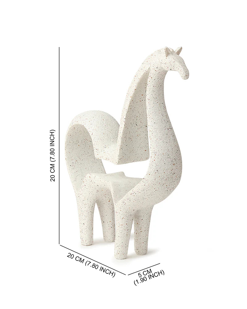Polypropylene Animal Figurine for Home Decor, Living Room, and Gifts