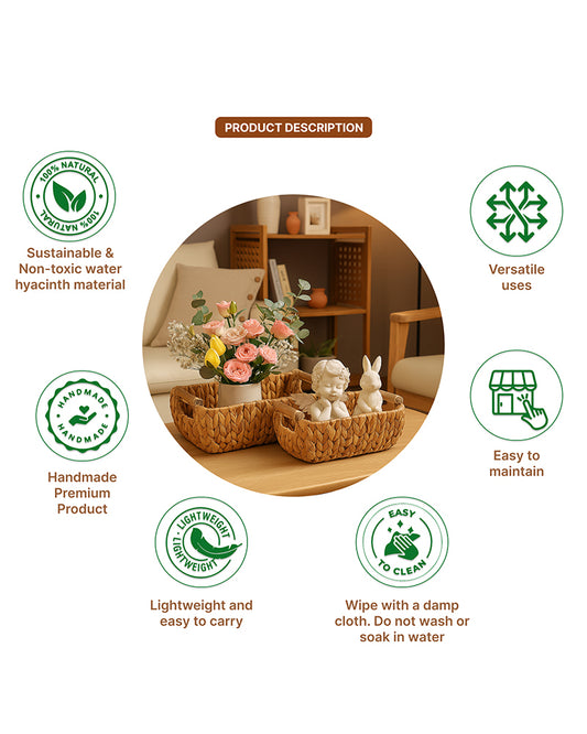 Basket For Storage | Storage Organiser for clothes | Wardrobe Organizer | Shelf Organiser Basket