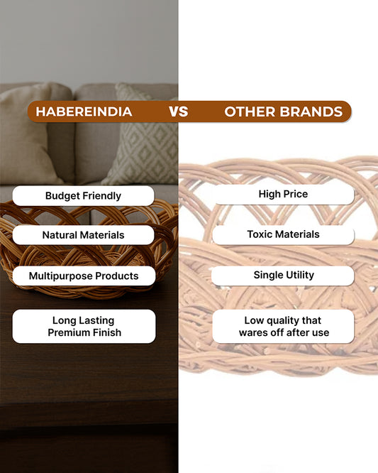 Fruit Baskets | Wicker Baskets | Cane Gift Hamper | Kitchen Storage Basket