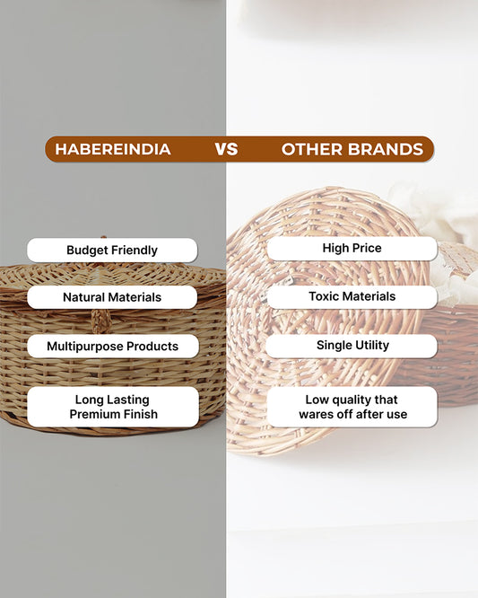 Fruit Baskets | Wicker Storage Baskets | Kitchen Storage Basket | Cane Gift Hamper