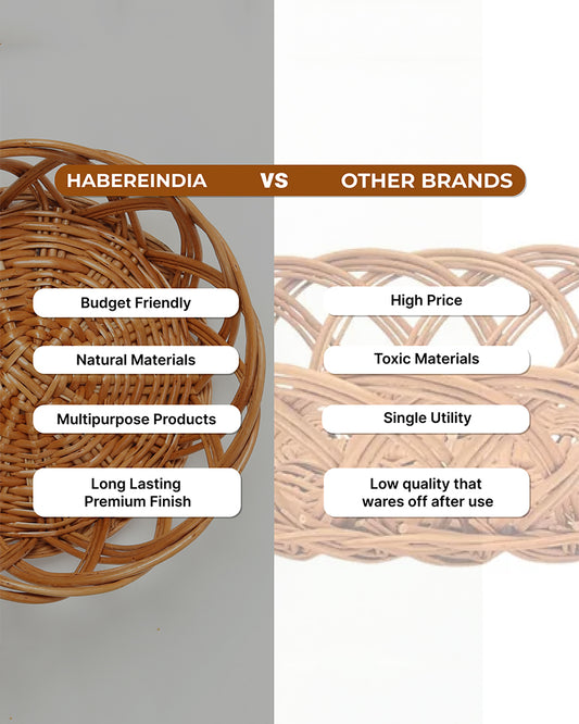 Wicker Baskets | Cane Gift Hamper | Fruit Baskets | Kitchen Storage Basket