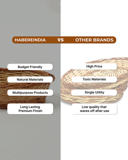 Wicker Baskets | Fruit Baskets | Kitchen Storage Basket | Cane Gift Hamper