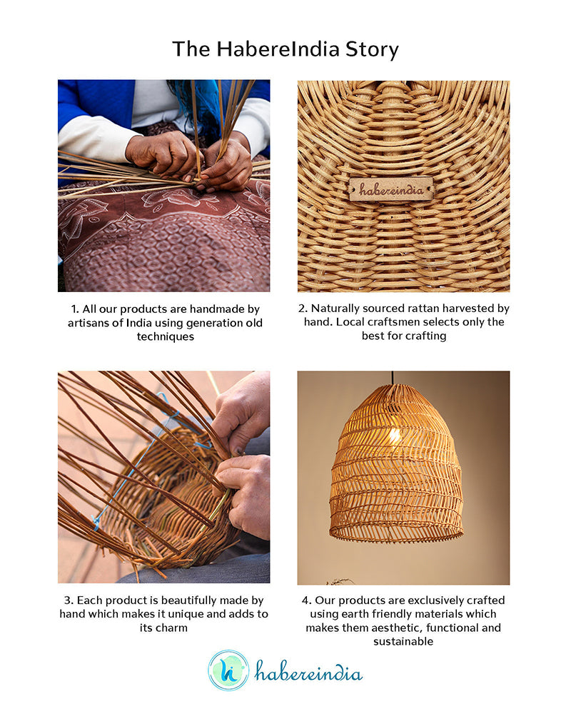 Rattan Ceiling Light for Dining Room and Lounge