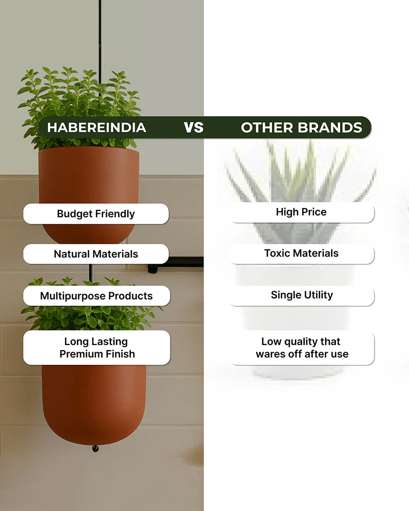 Decorative Flower Pot for Balcony Stand Styling