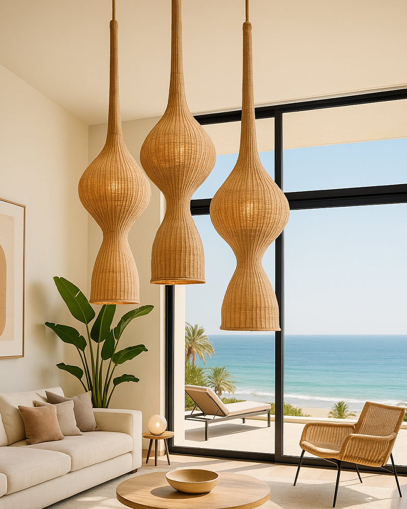 Rattan Lamp | Large Ceiling Pendant Lamp