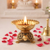 Brass diya