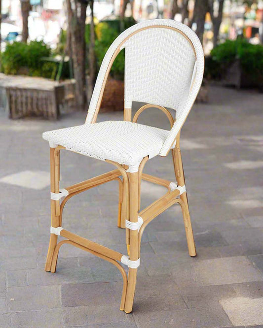 Mana Bamboo Bar Chair| Bamboo Chair | Cane High Chair