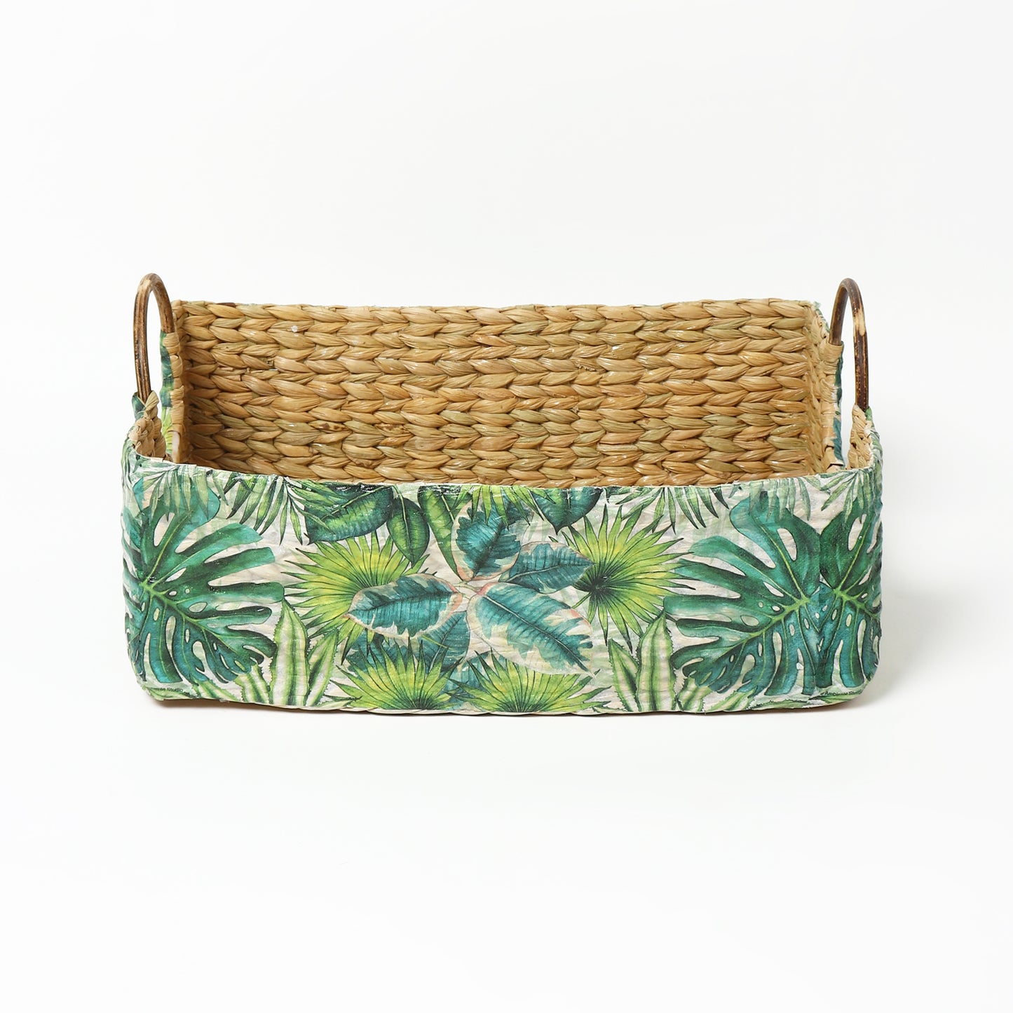 Seagrass Round Handle Basket | Cane Hamper Basket