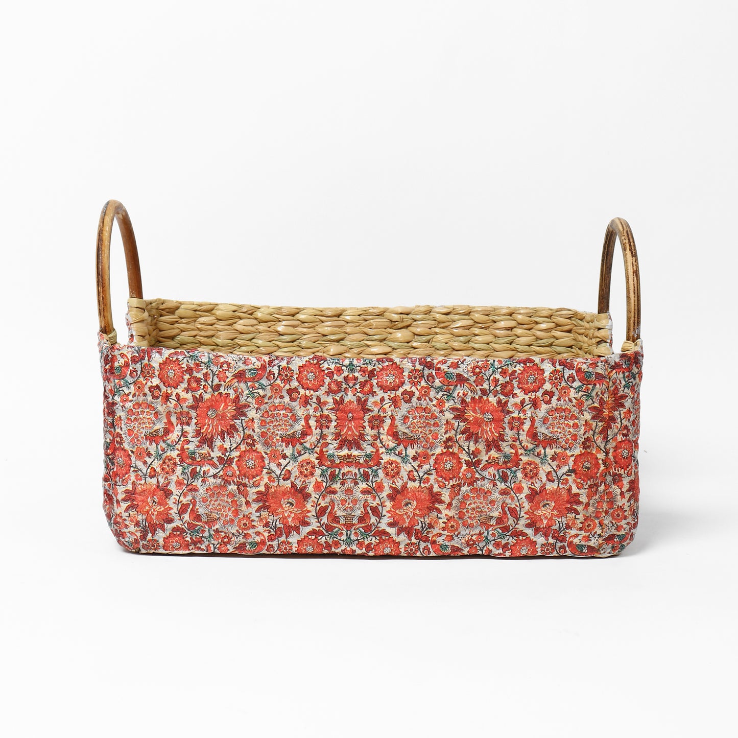 Seagrass Round Handle Basket | Cane Hamper Basket