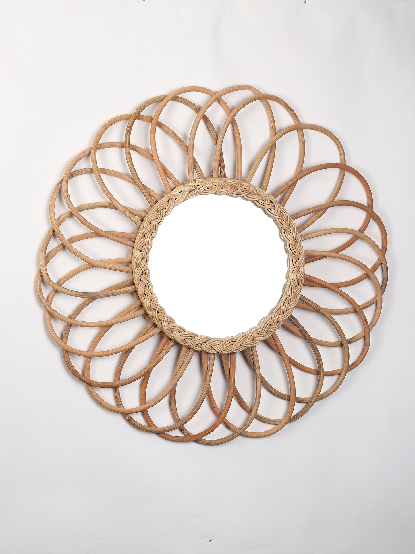 Bamboo Rattan Mirror | Wall Mirror