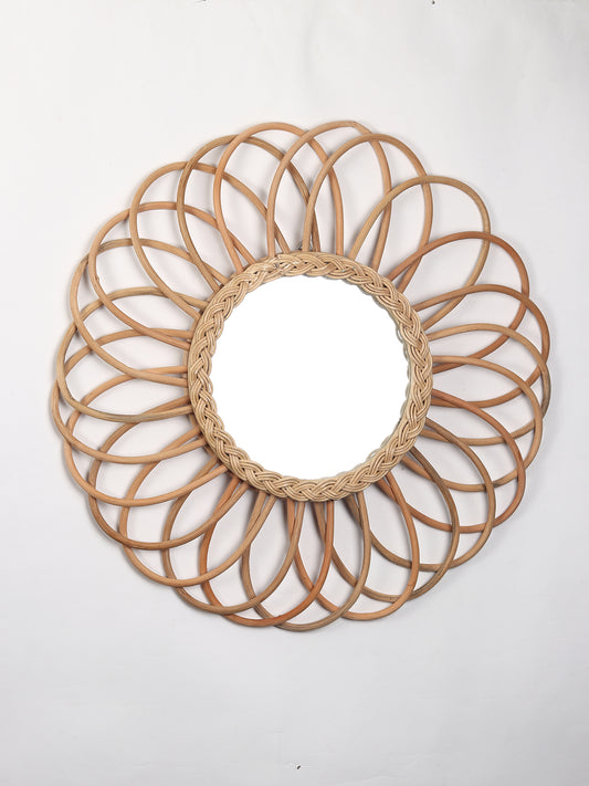 Bamboo Rattan Mirror | Wall Mirror