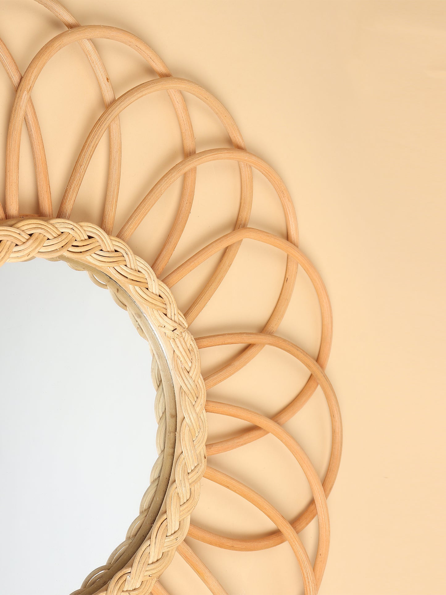 Bamboo Rattan Mirror | Wall Mirror