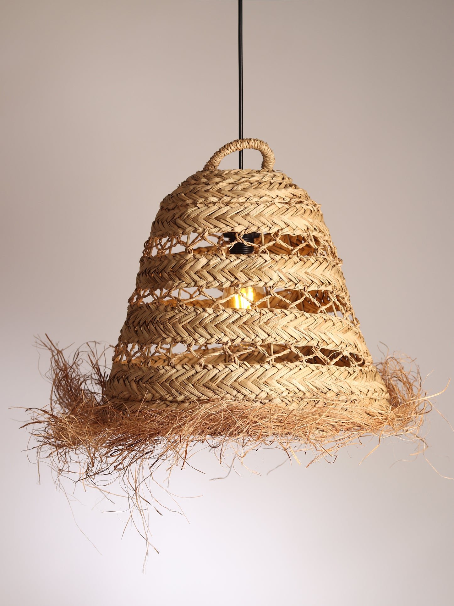 Boho Bamboo Lamps