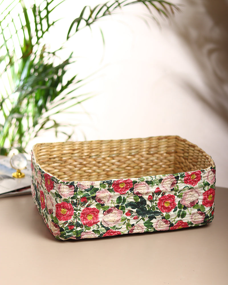 Office Desk Organizer | Stationary Organizer Box | Jute Table Organiser