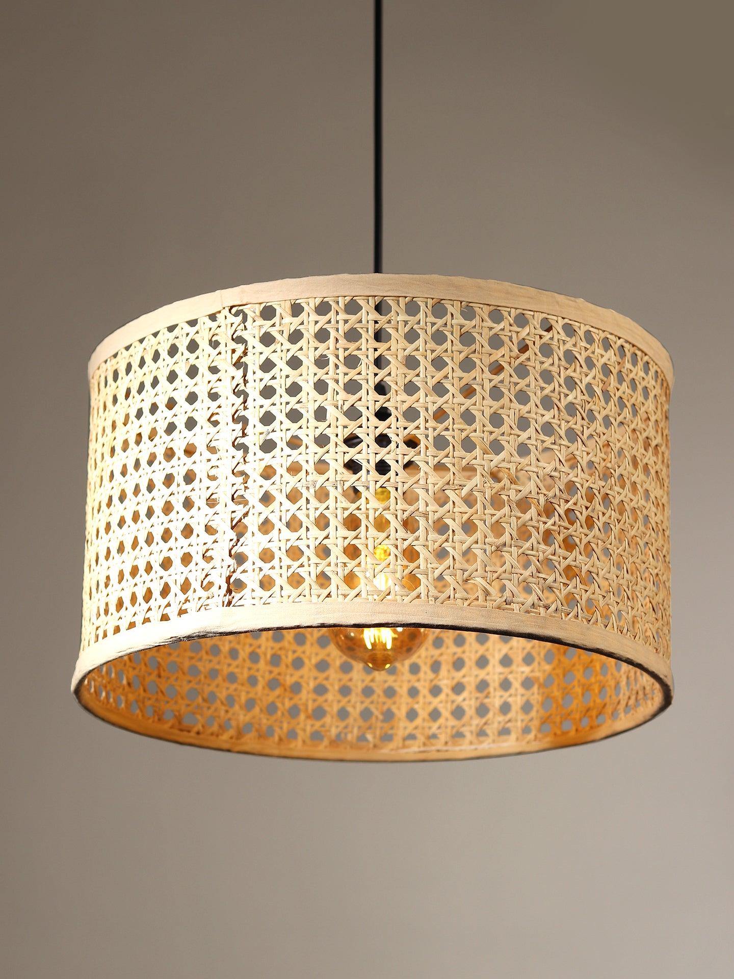Cane Lamp | Bamboo Pendant Lamp – Habere India