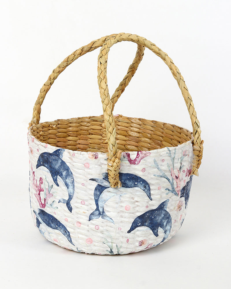 Seagrass Fruit Basket | Round Basket | Round Gift Hamper