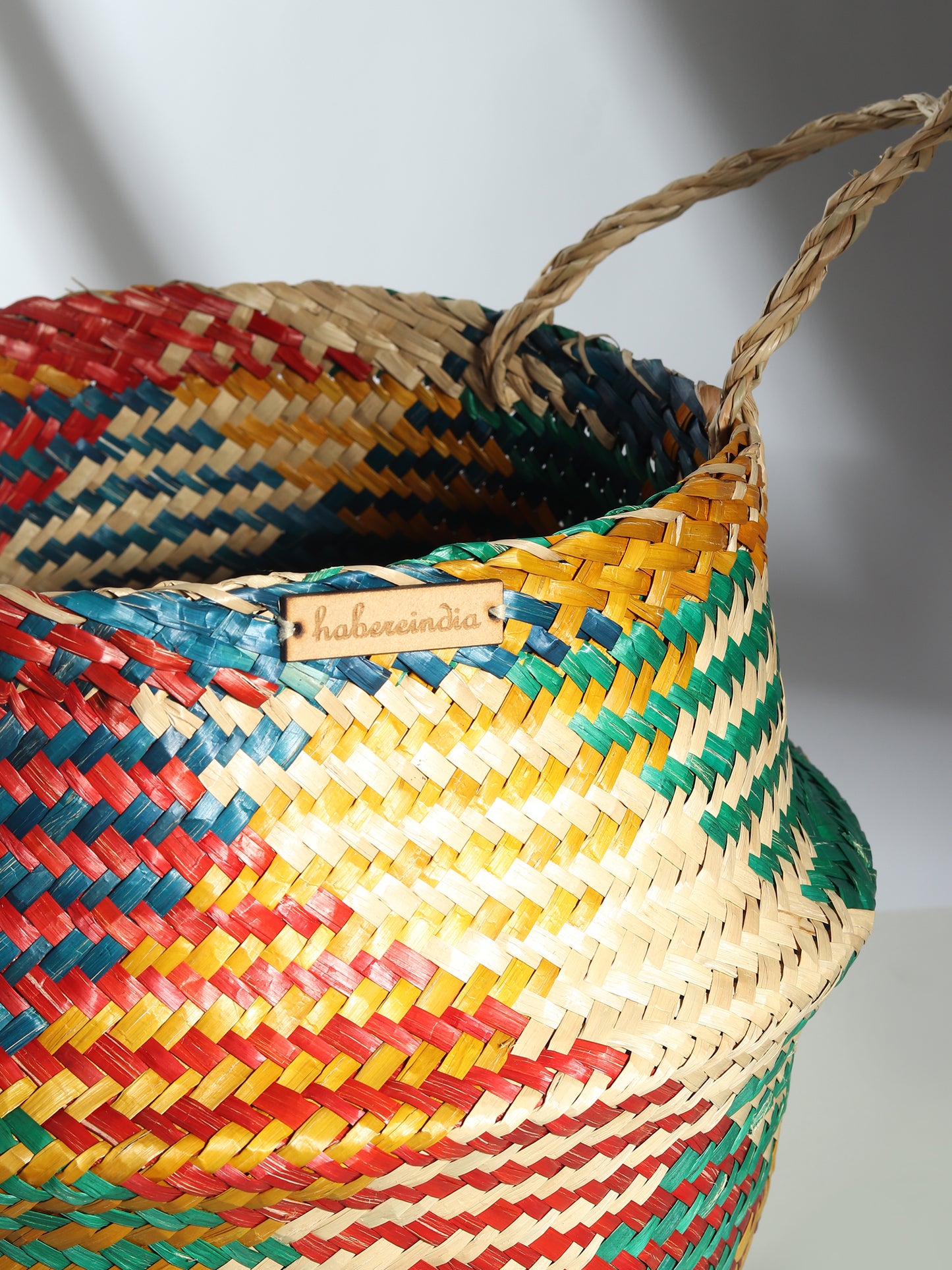 Seagrass Plant & Storage Baskets - Multicolour