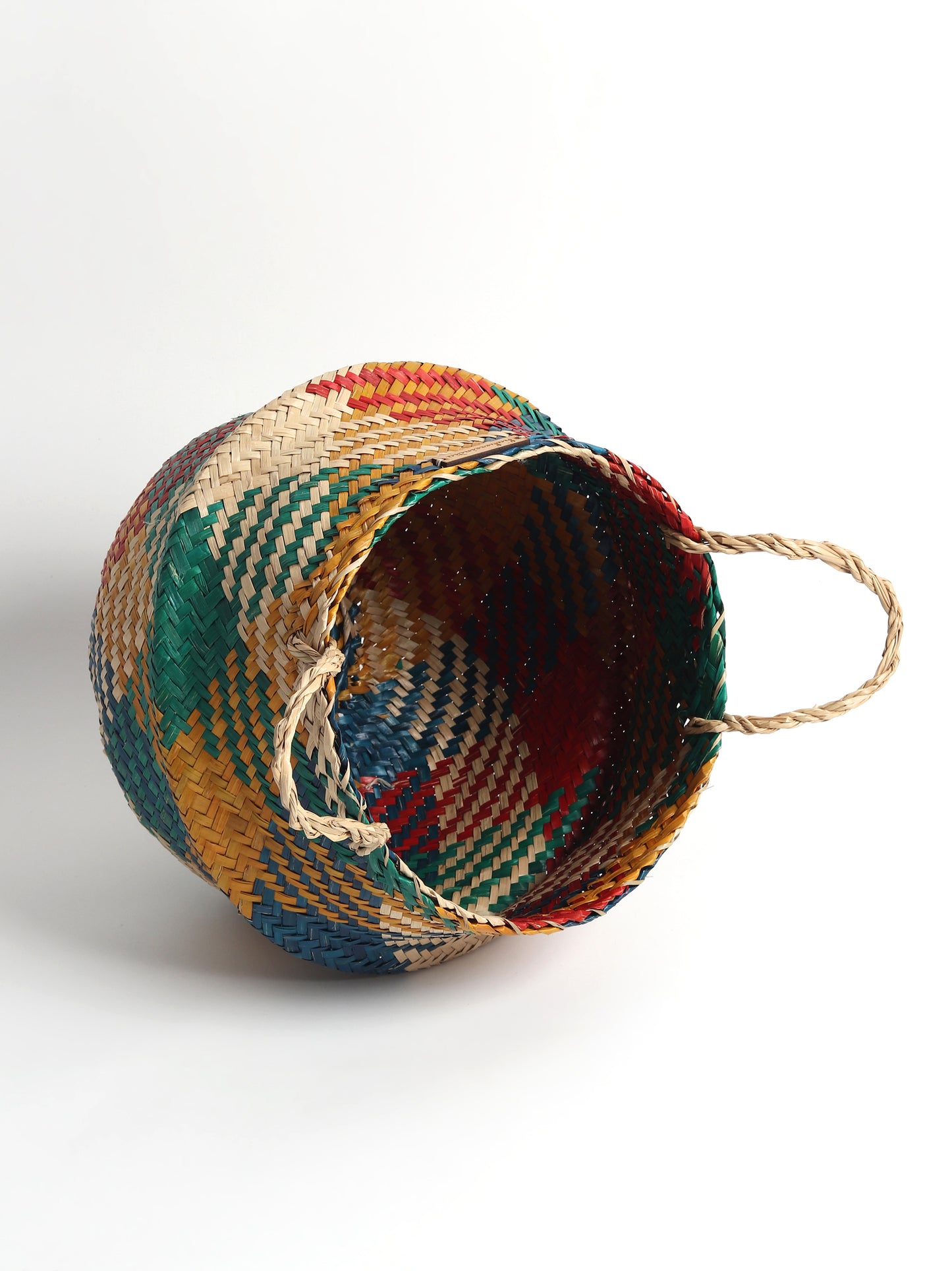 Seagrass Plant & Storage Baskets - Multicolour