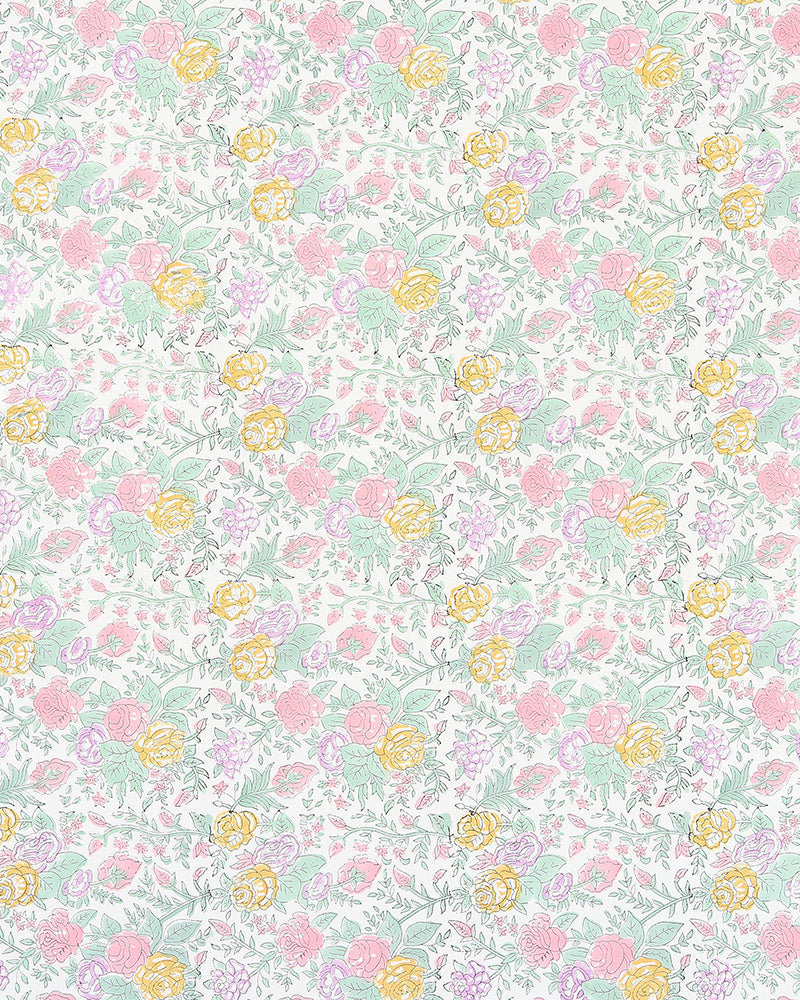 Traditional Jaipur Handblock Printed 100% Premium Cotton King Size Bed Sheet Set