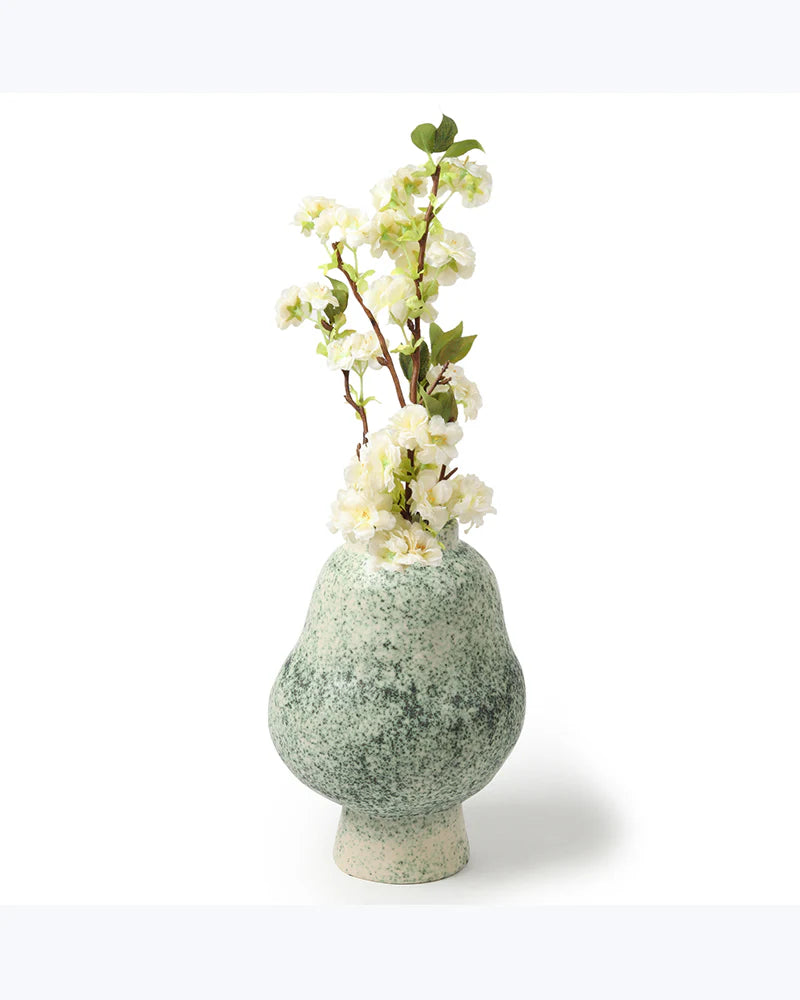 Classic Ceramic Flower Vase for Shelf Styling