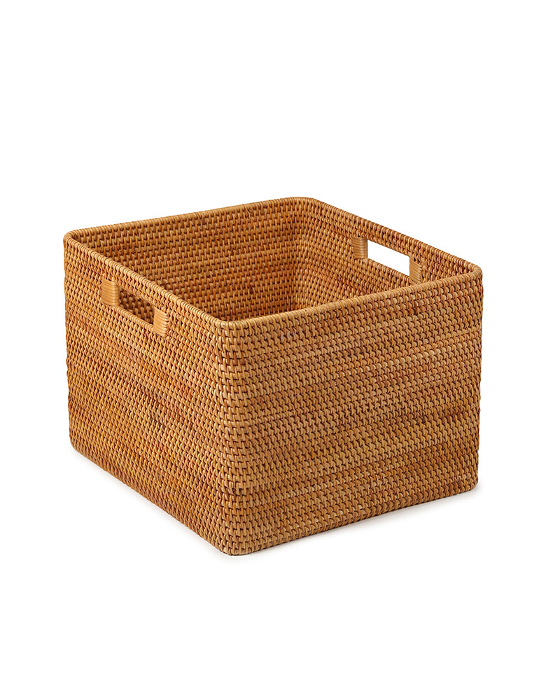 Seagrass Shelf Basket with Handles