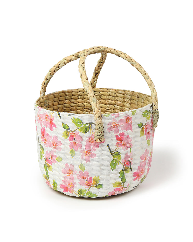 Seagrass Fruit Basket | Round Hamper Basket