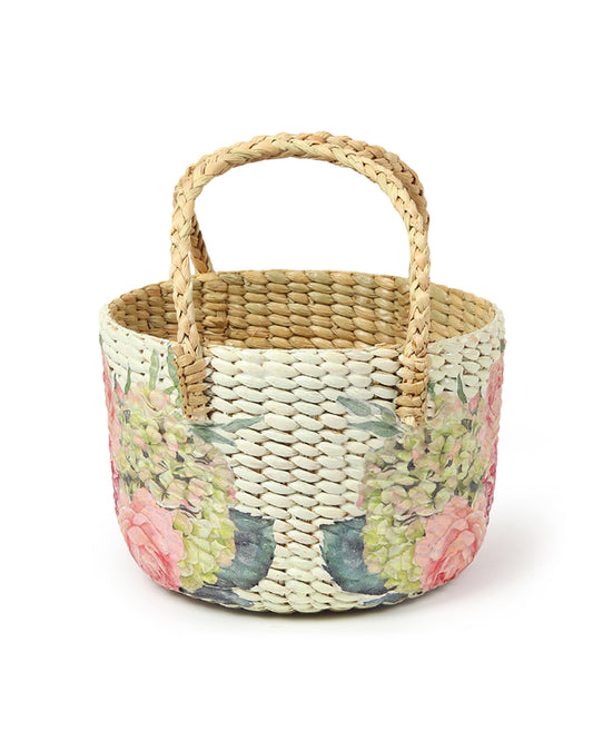 Seagrass Fruit Basket | Round Hamper Basket
