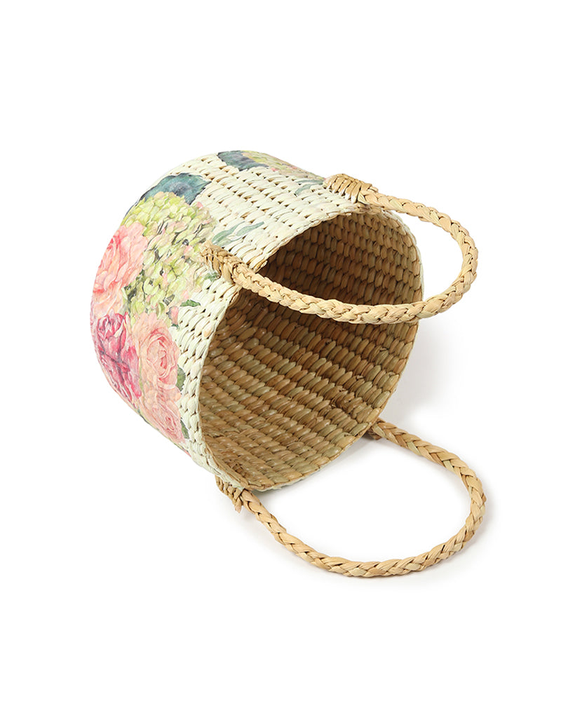 Seagrass Fruit Basket | Round Hamper Basket