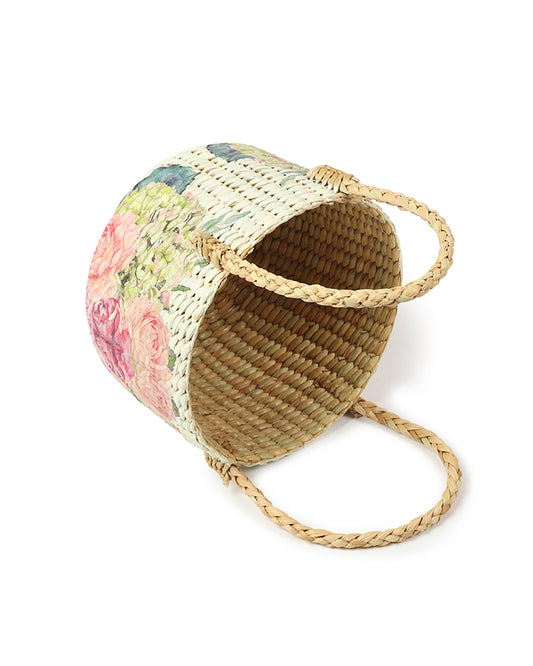 Seagrass Fruit Basket | Round Hamper Basket