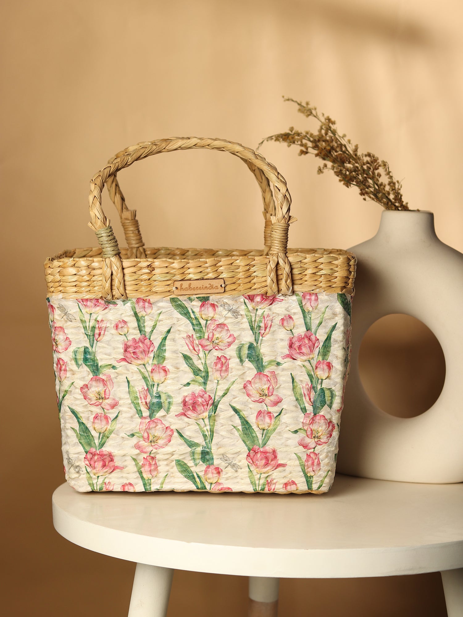 Buy Seagrass Shopping Basket Tote Bag – Habere India