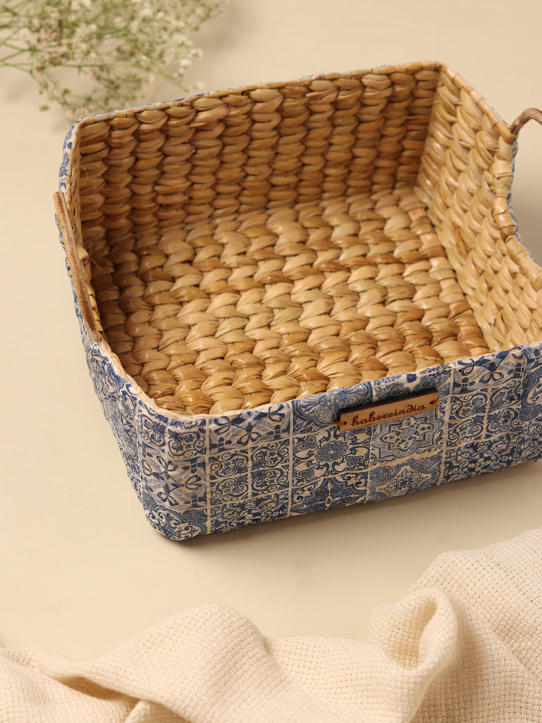 Seagrass Round Handle Basket | Hamper Basket
