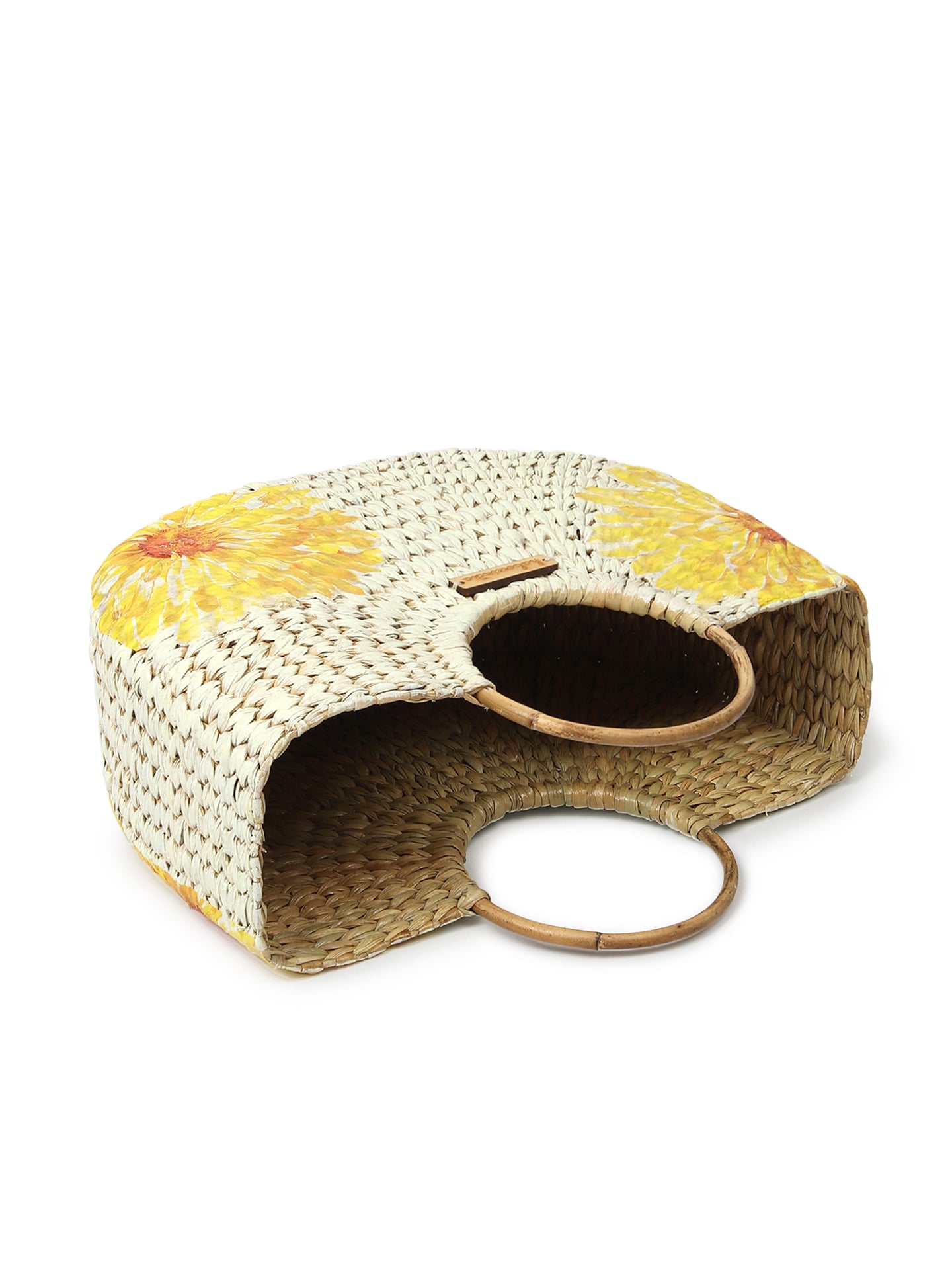 Seagrass Moon Beach Tote Handbag