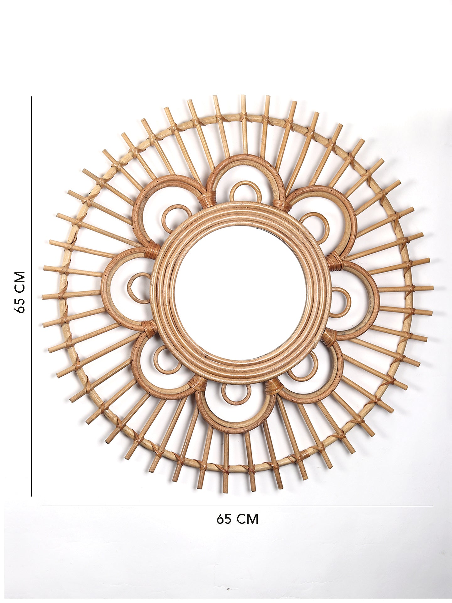 Rattan Wall Mirror | Bamboo Mirrors