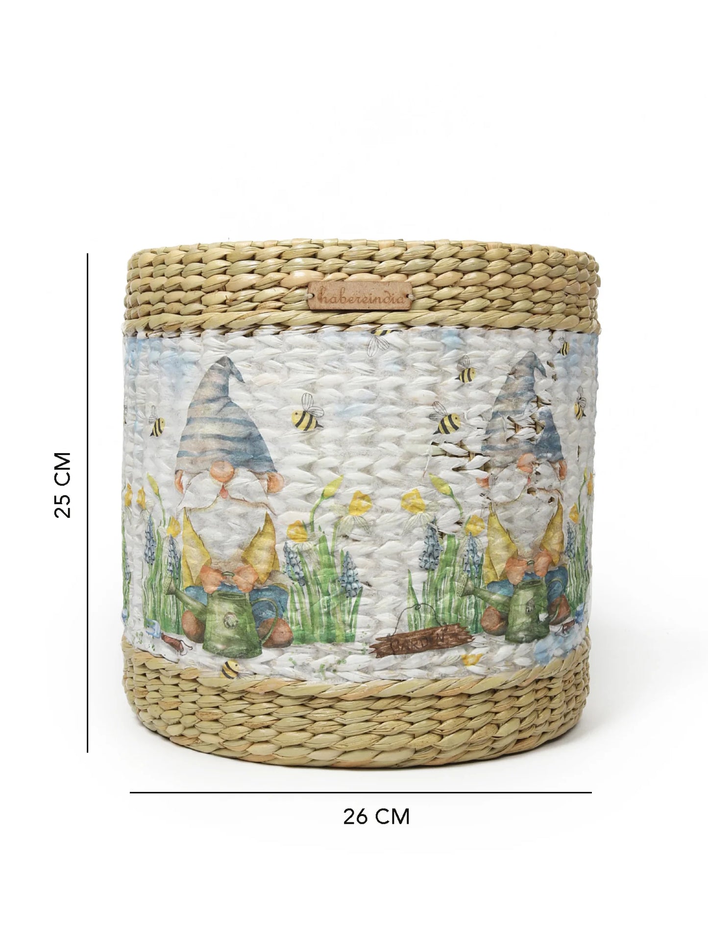 Multifunctional Seagrass Basket for Plants and Laundry