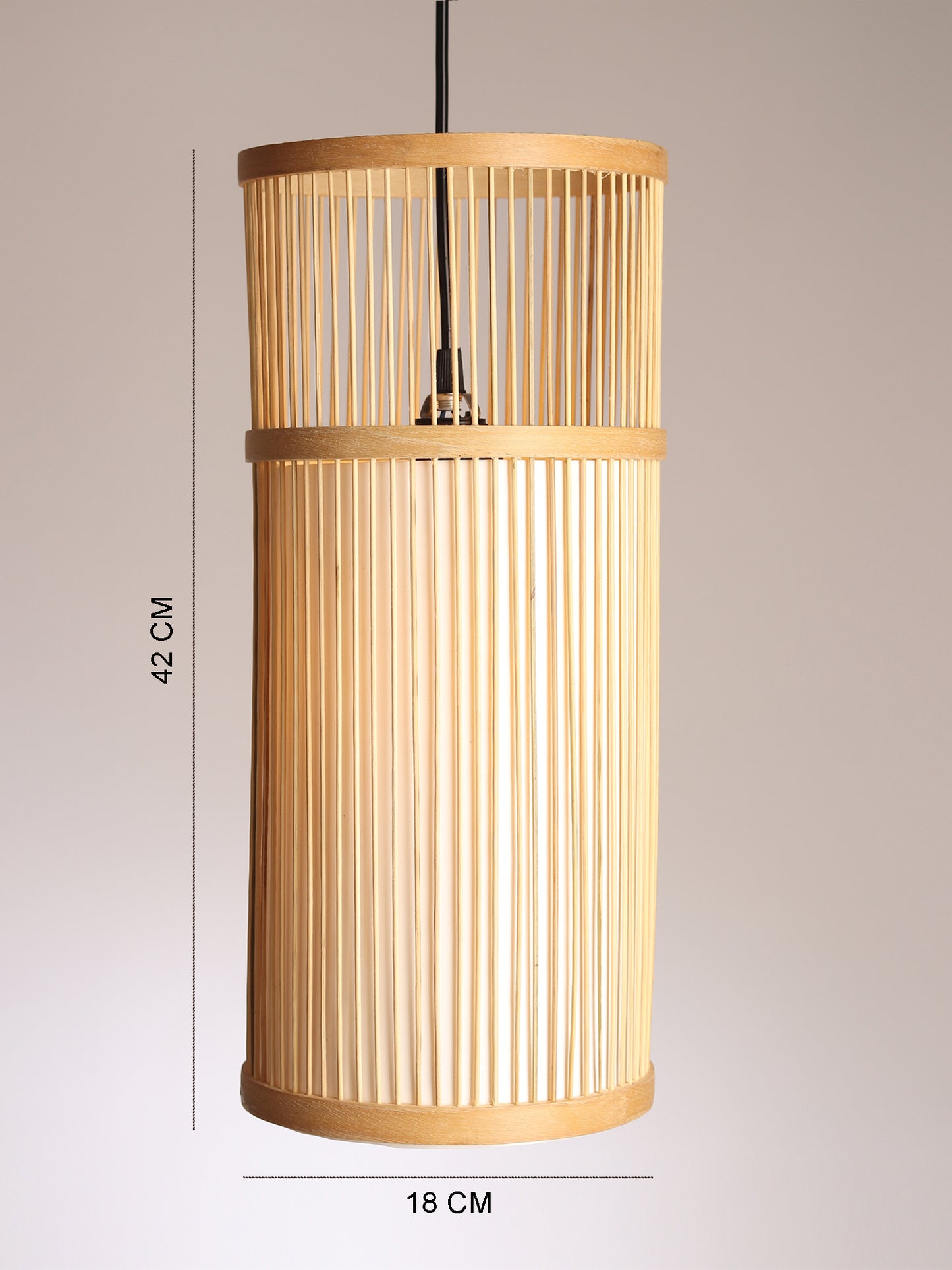 Rattan Tabletop Lamp