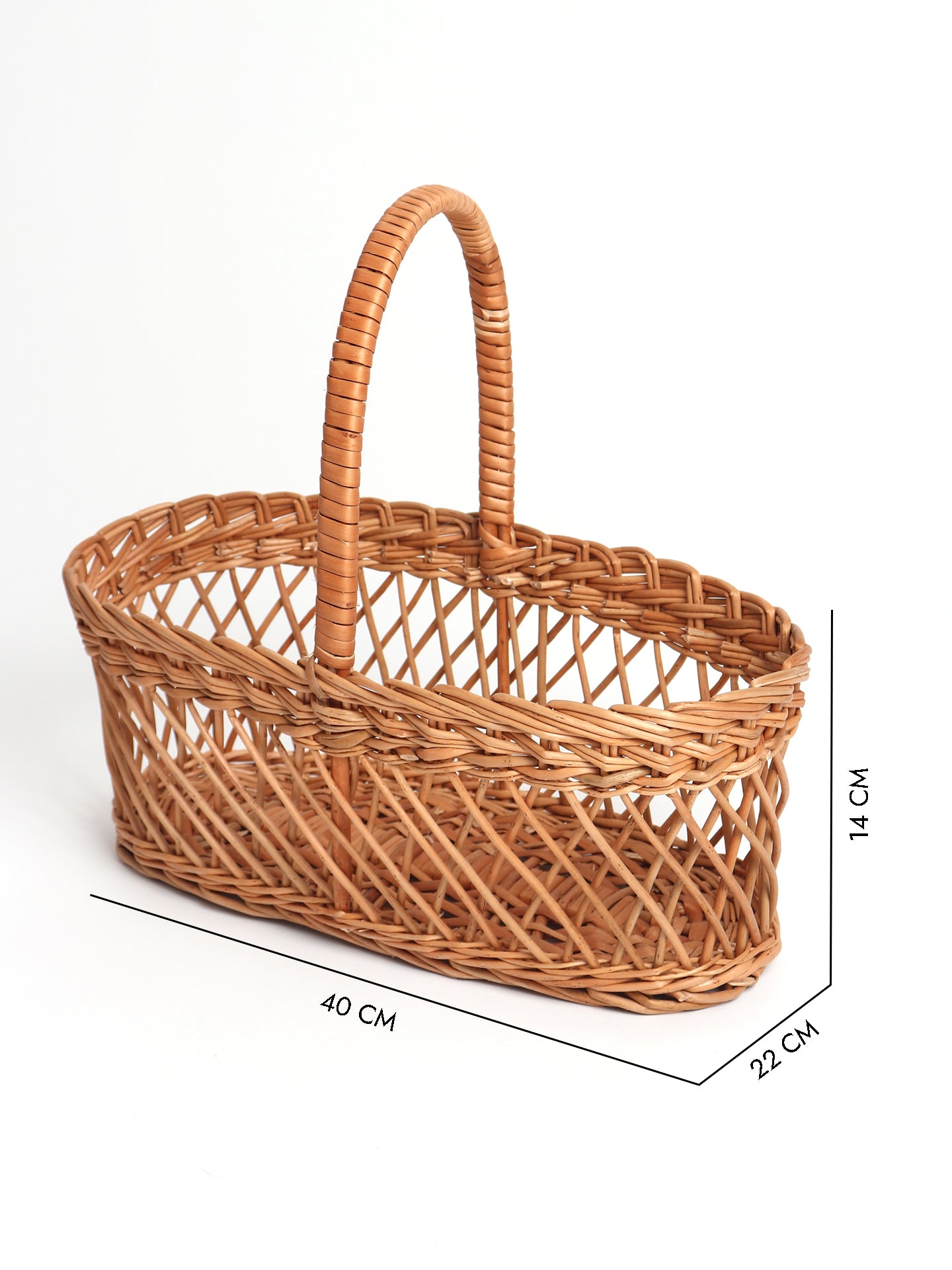Wicker Hamper Basket | Jali Fruit Basket