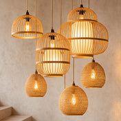 Bamboo lamps