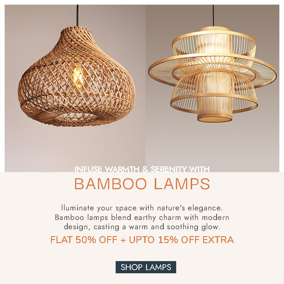 Bamboo lamps