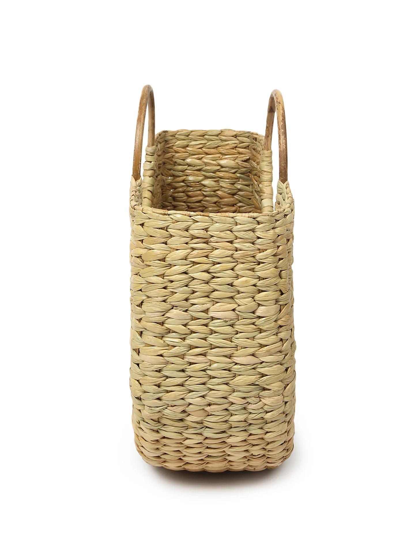 Handmade Seagrass U-Shape Tote Bag for Beach, Storage