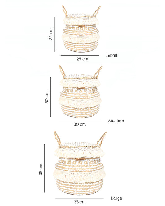 Seagrass Plant & Storage Baskets