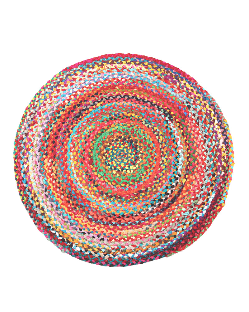 Round Chindi Rug