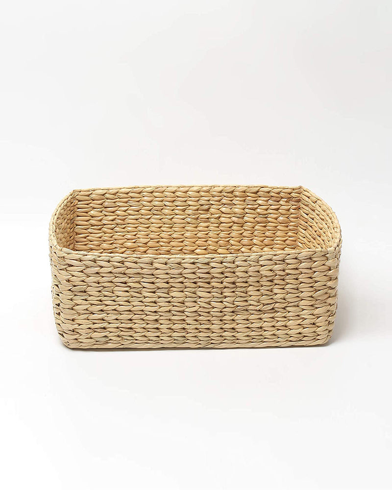 Seagrass Storage Tray | Shelf Basket Organsier