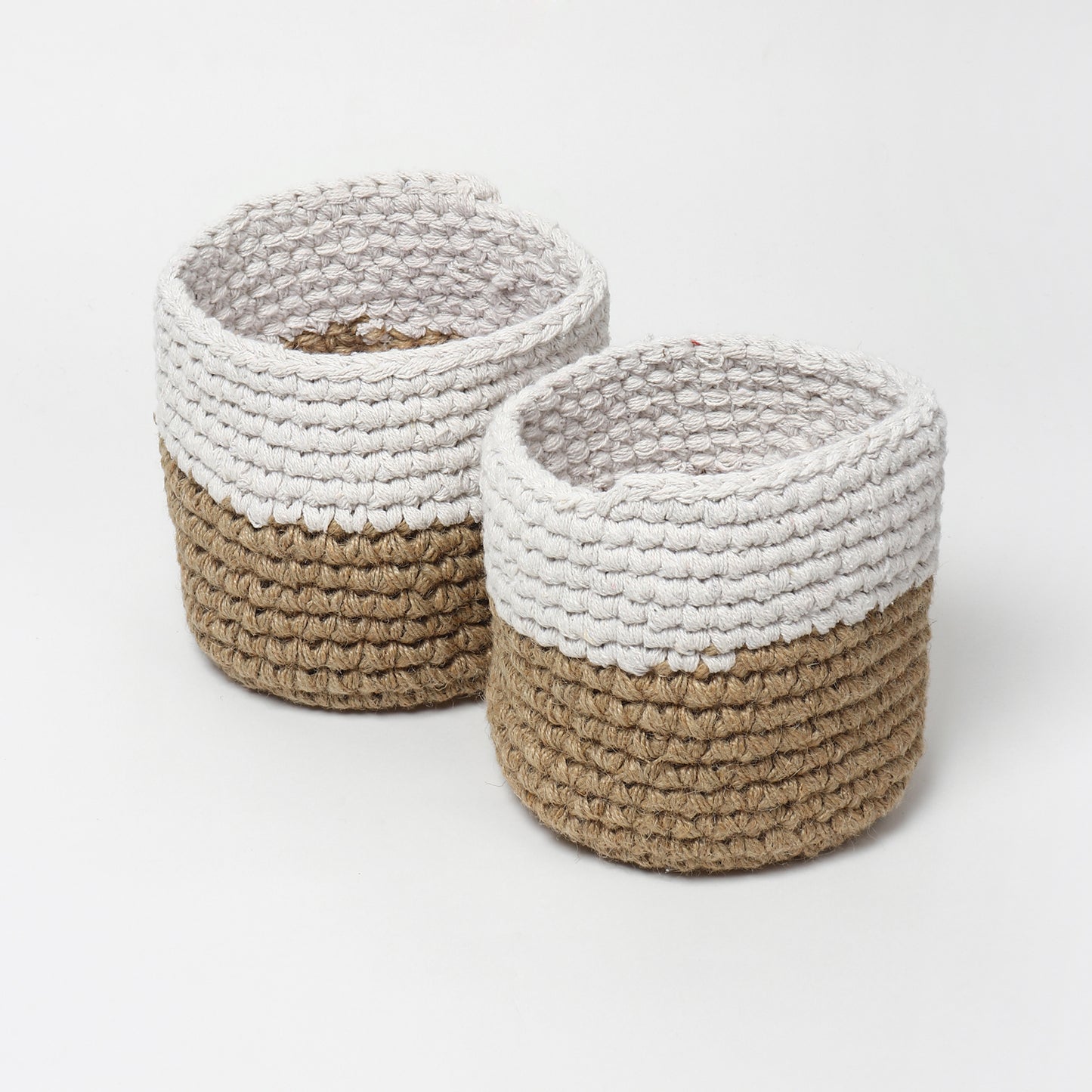 Jute Planter & Storage Baskets