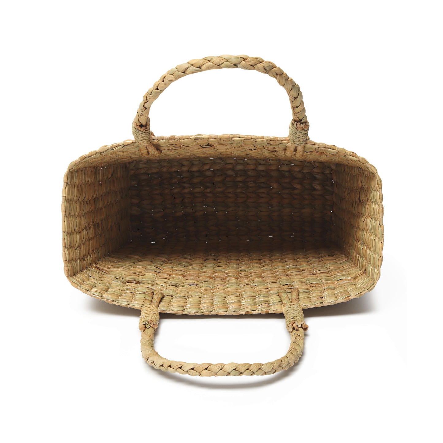 Natural Seagrass Shopping Basket