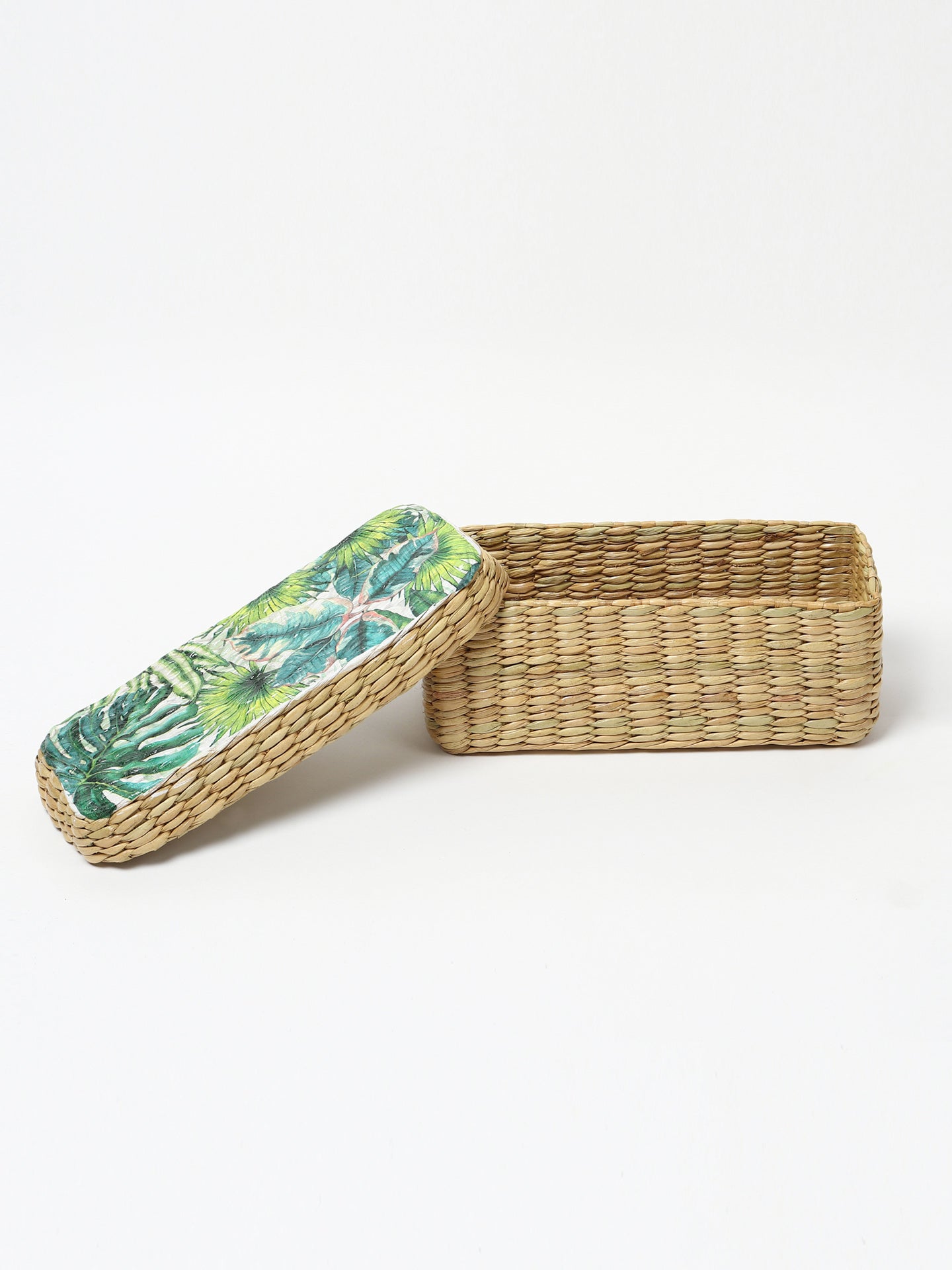 Seagrass Lid Box